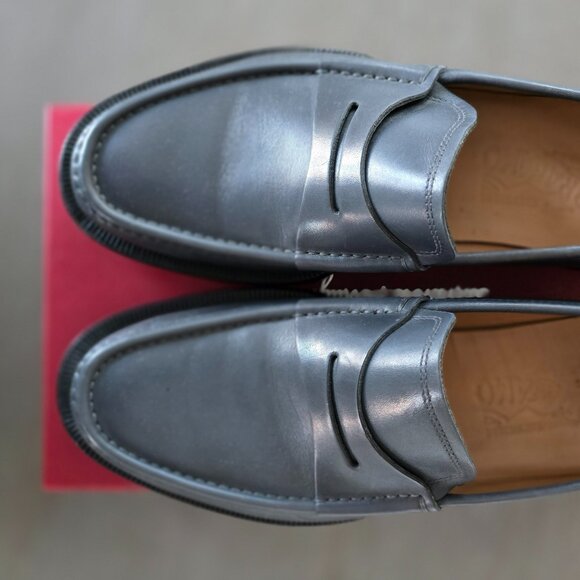 Salvatore Ferragamo Gray Penny Loafer | US 7 EE | Rare | Excellent